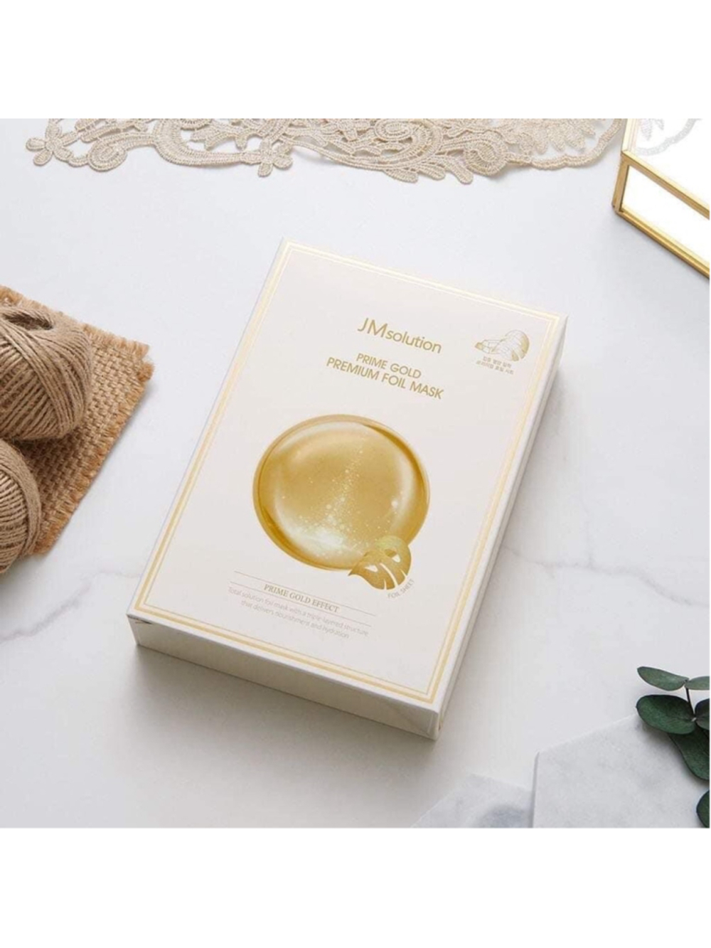 JMsolution Prime Gold Premium Foil Mask Pack 35ml x 10pcs Anti Aging K-Beauty